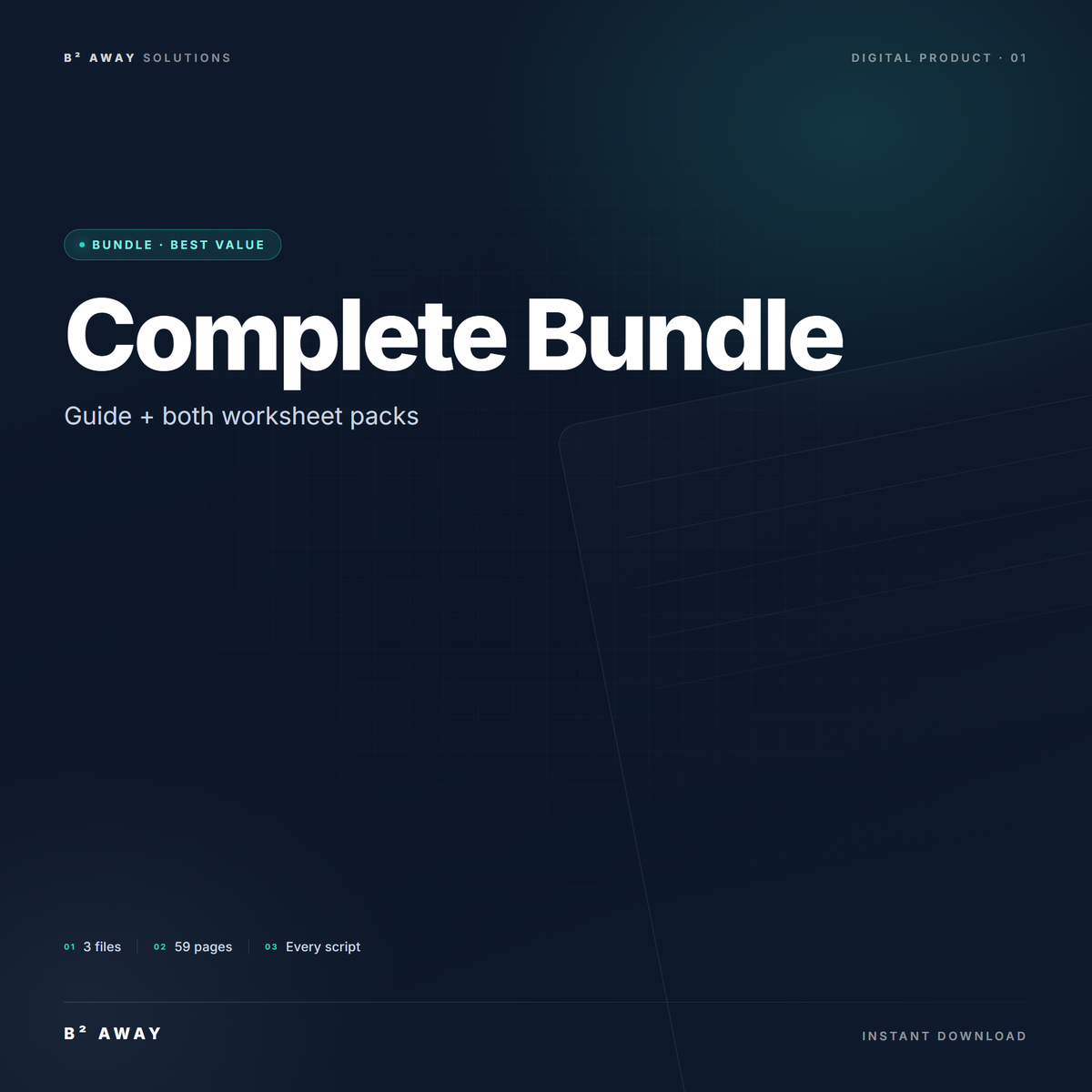 Complete Debt Freedom Bundle — cover | B² Away