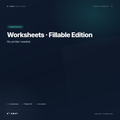 Debt-Free Blueprint Interactive Worksheets — cover | B² Away