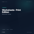Debt-Free Blueprint Worksheets Print Edition — cover | B² Away