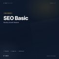 SEO Basic Monthly Retainer — cover | B² Away